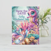 Unter dem magischen verzauberten Party Einladung (Stehend Vorderseite)