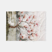Unter dem Magnolienbaum Fleecedecke (Vorderseite (Horizontal))
