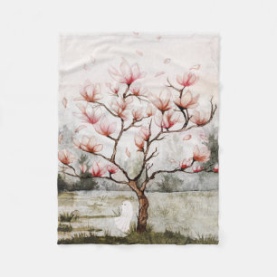 Unter dem Magnolienbaum Fleecedecke