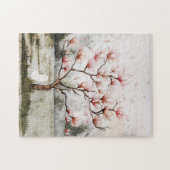 Unter dem Magnolienbaum Puzzle (Horizontal)