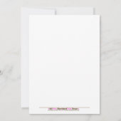 Unter dem Meer 12x18 Calypso Birthday Crab Einladung (Rückseite)