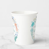 Unter dem Meer 1. Geburtstag Pappbecher (Links)