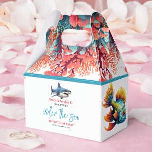 Unter dem Meer 1. Geburtstag Party Geschenkschachtel