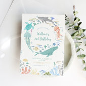 Unter dem Meer 2. Geburtstag Einladung