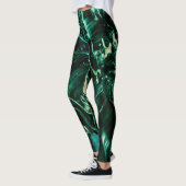 Unter dem Meer Aquamariner flüssiger Schlag Leggings (Links)