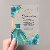 Unter dem Meer Aquamarines Kleid Meerjungfrau Gold Acryleinladungen (Insitu (Handheld))