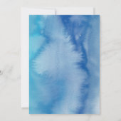 Unter dem Meer - Aquarium Thema 60. Geburtstag Einladung (Rückseite)