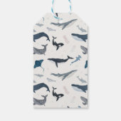 Unter dem Meer Baby Dusche Gastgeschenke Geschenkanhänger (Rückseite)