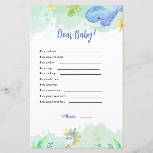 Unter dem Meer Baby Duwer Game Sehr geehrte Baby w (Vorderseite)