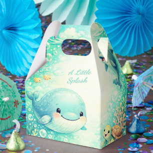 Unter dem Meer Baby Shower Grün Geschlechtsneutral Geschenkschachtel