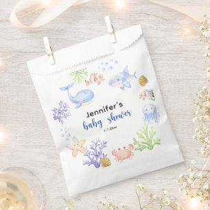 Unter dem Meer Baby Shower Ozean Tiere Geschenktütchen