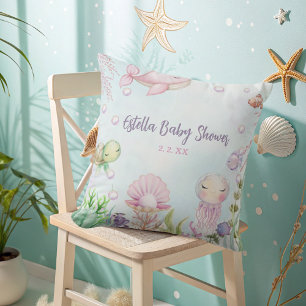 Unter dem Meer Baby Shower Wurfkissen Kissen