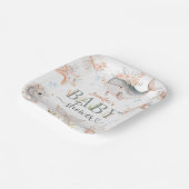 Unter dem Meer Babydusche Mädchen rosa Ozean Pappteller (Gewinkelt)