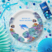 Unter dem Meer Babydusche Nautic Ocean Pappteller (Party)