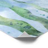 Unter dem Meer Begrüßungszeichen-Plakat Poster (Ecke)