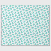 Unter dem Meer blauer Wale schwimmen und Spaß habe Geschenkpapier (Flach)