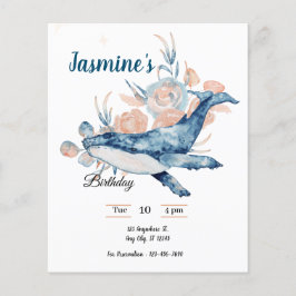 Unter dem Meer Blue Beach Whale babyShower