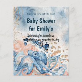 Unter dem Meer Blue Beach Whale babyShower