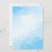 Unter dem Meer Boys Babydusche Einladung (Rückseite)