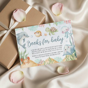 Unter dem Meer Bücher für Baby-Karte Begleitkarte