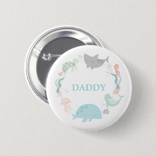 Unter dem Meer Daddy Button (Vorne & Hinten)