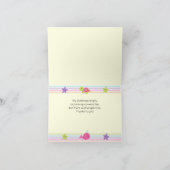 Unter dem Meer danke Ihnen Karten (Innenseite)