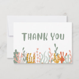 Unter dem Meer Danke Karte