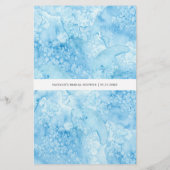 Unter dem Meer das Gedicht Brautparty (Rückseite)