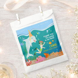 Unter dem Meer Delphine und Jungen Geburtstagspart Geschenktütchen
