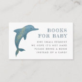 Unter dem Meer Dolphin Bücher für Baby Begleitkarte (Vorderseite)