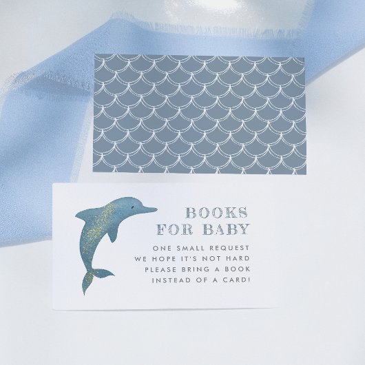 Unter dem Meer Dolphin Bücher für Baby Begleitkarte