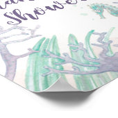 Unter dem Meer Duschposter Schild (Ecke)