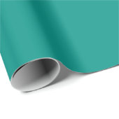 Unter dem Meer Einfarbig grünes Geschenkpapier (Rolleneckpunkt)