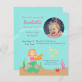 Unter dem Meer Einladung (Vorne/Hinten)