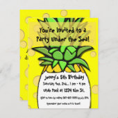 Unter dem Meer Einladung (Vorne/Hinten)