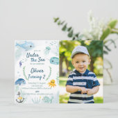 Unter dem Meer Einladung zum Foto (Stehend Vorderseite)