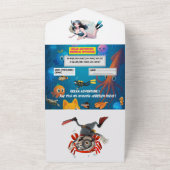 Unter dem Meer Einladung zum Geburtstag - Flachkar (Außenbereich)