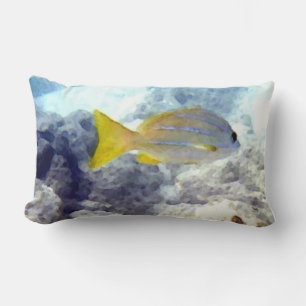 Unter dem Meer (eisblau) Kissen