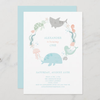 Unter dem Meer erste Einladung zum Geburtstag