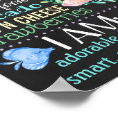 Unter dem Meer Erstes Geburtstagszeichen Poster (Ecke)