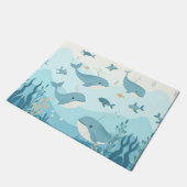 Unter dem Meer Fußmatte (Schrägansicht)