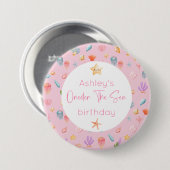 Unter dem Meer Geburtstag Button (Vorne & Hinten)