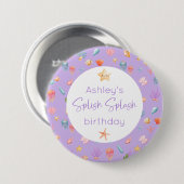 Unter dem Meer Geburtstag Button (Vorne & Hinten)