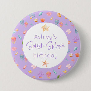 Unter dem Meer Geburtstag Button