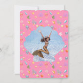 Unter dem Meer Geburtstag Foto Vielen Dank Einladung (Rückseite)