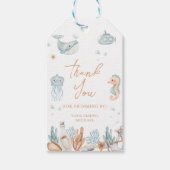 Unter dem Meer Geburtstag Geschenkanhänger (Vorderseite)