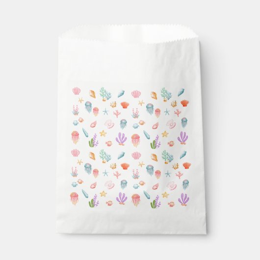 Unter dem Meer Geburtstag Geschenktütchen (Vorderseite)