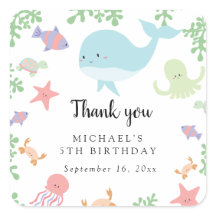 Unter dem Meer Geburtstag Niedlich Kawaii Vielen D