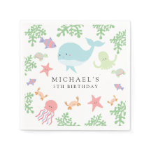 Unter dem Meer Geburtstag Niedlicher Kawaii Ocean 