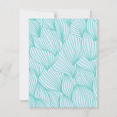 Unter dem Meer Geburtstag | Ocean Critter Wasserfa Einladung (Rückseite)